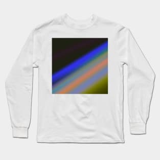 blue orange red texture design Long Sleeve T-Shirt